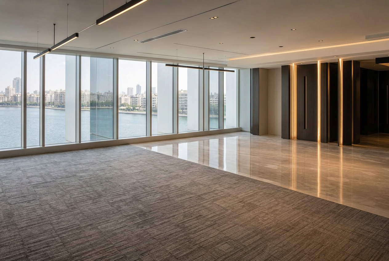 Corporate HQ, Alexandria before Mahran furniture was installed