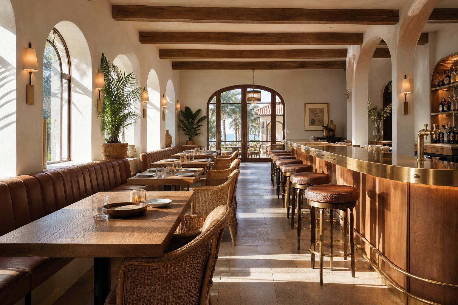 Restaurant, Palm Beach, Florida, manufactured and installed by Mahran