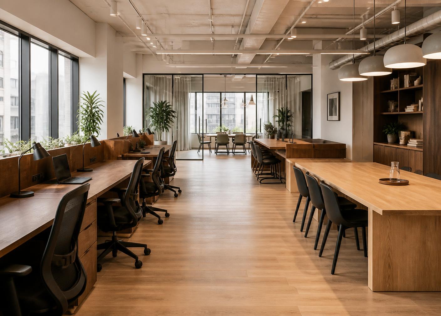 Coworking furniture manufactured by Mahran